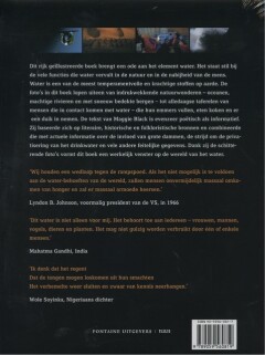 Water bron van leven achterkant