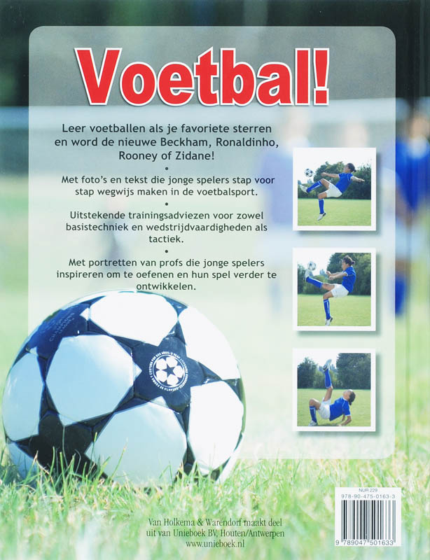 Voetbal! achterkant