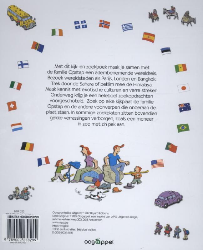 De grote reis rond de wereld achterkant