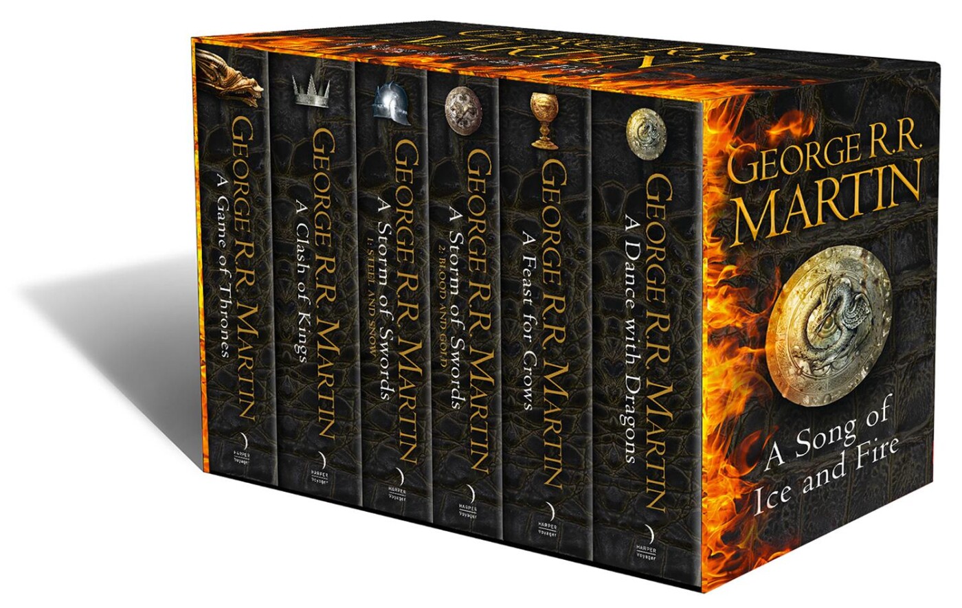 boekenbalie_9780007477166_cover A Game of Thrones: The Story Continues. 6 Volumes Boxed Set / A Song of Ice and Fire / 1