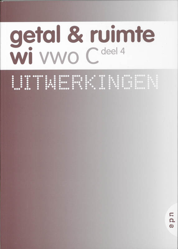 Getal en ruimte / vwo C 4 / deel Uitwerkingen