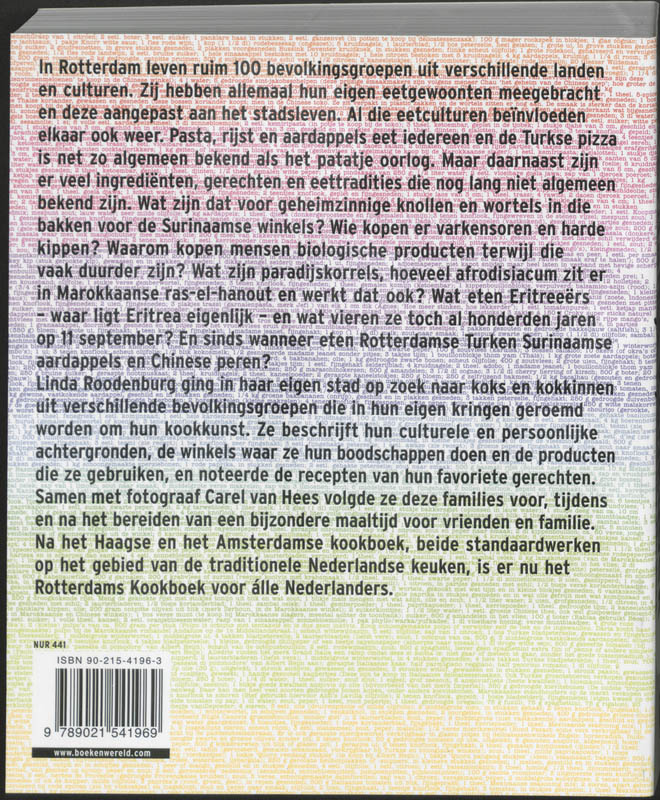 Rotterdams Kookboek achterkant