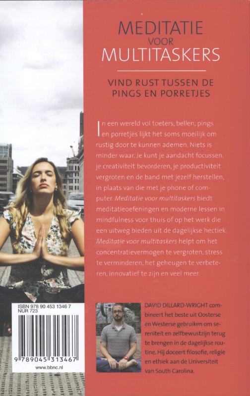 Meditatie voor multitaskers Meditatie voor multitaskers achterkant