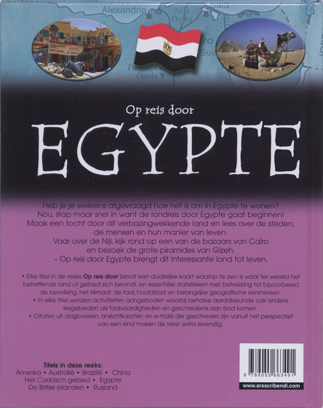 Op reis door  -   Egypte achterkant