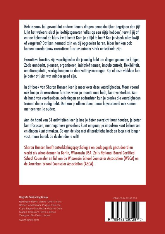 Aan de slag met executieve functies Aan de slag met executieve functies achterkant