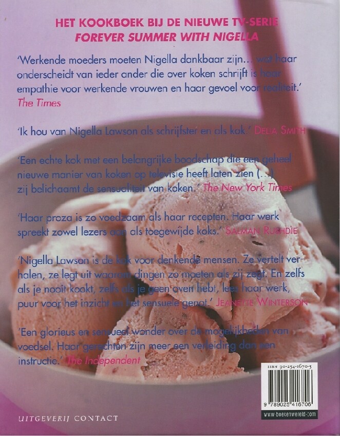 Voor altijd zomer achterkant