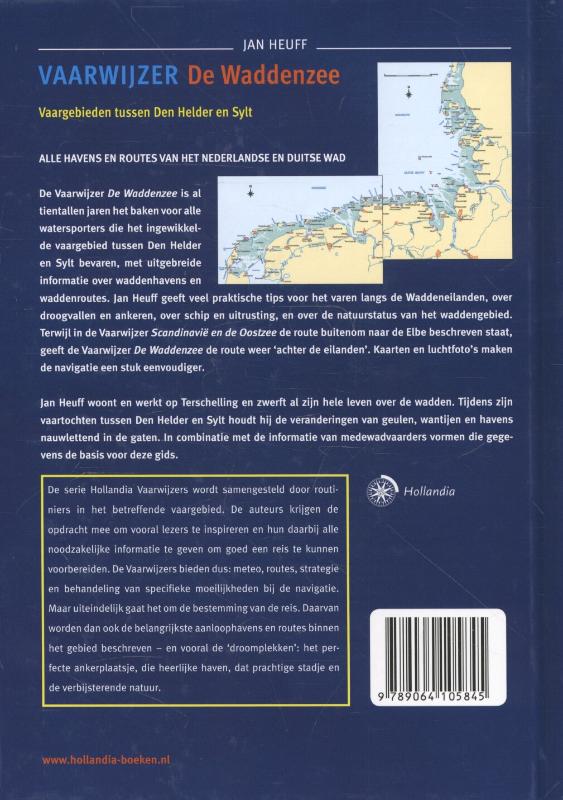 Vaarwijzer  -   De Waddenzee achterkant