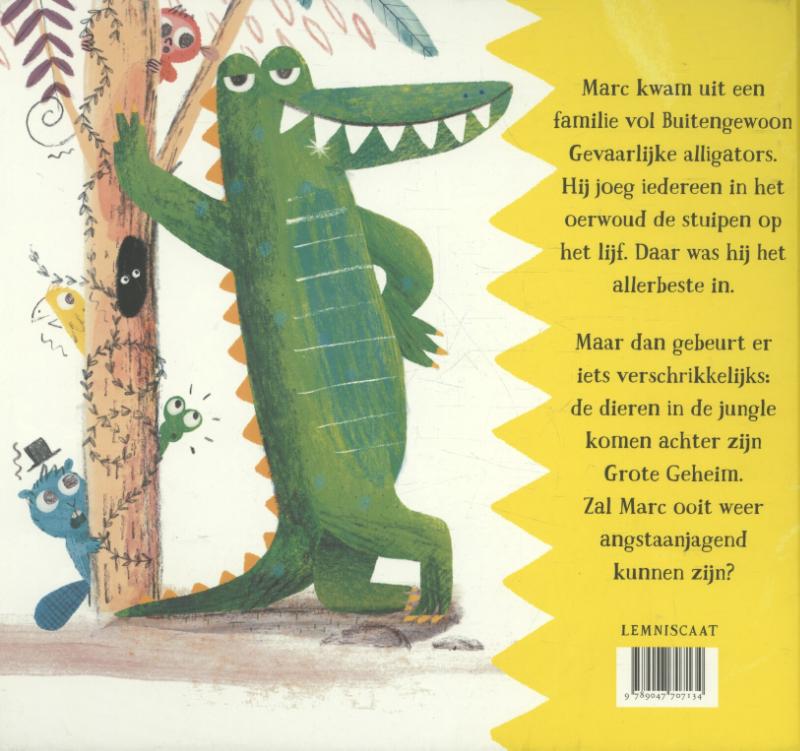 Marcs grote gevaarlijke tanden achterkant