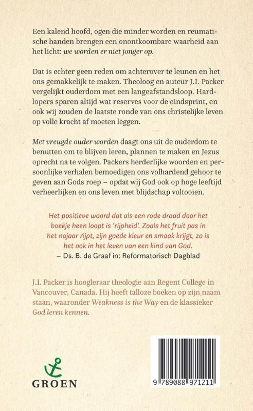 Met vreugde ouder worden achterkant