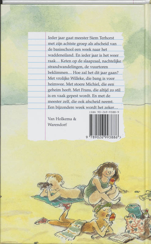 En de groeten van groep acht / druk Herdruk achterkant