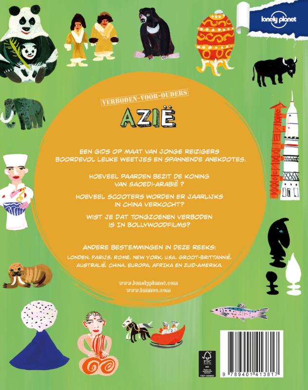 Azie / Lonely planet - verboden voor ouders achterkant