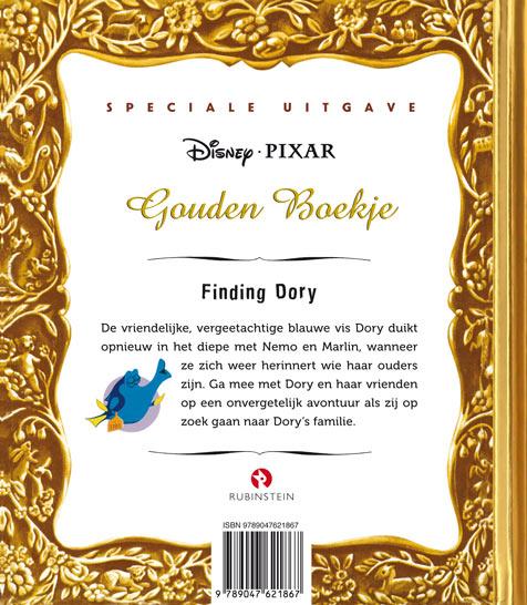 Gouden Boekjes - Finding Dory achterkant