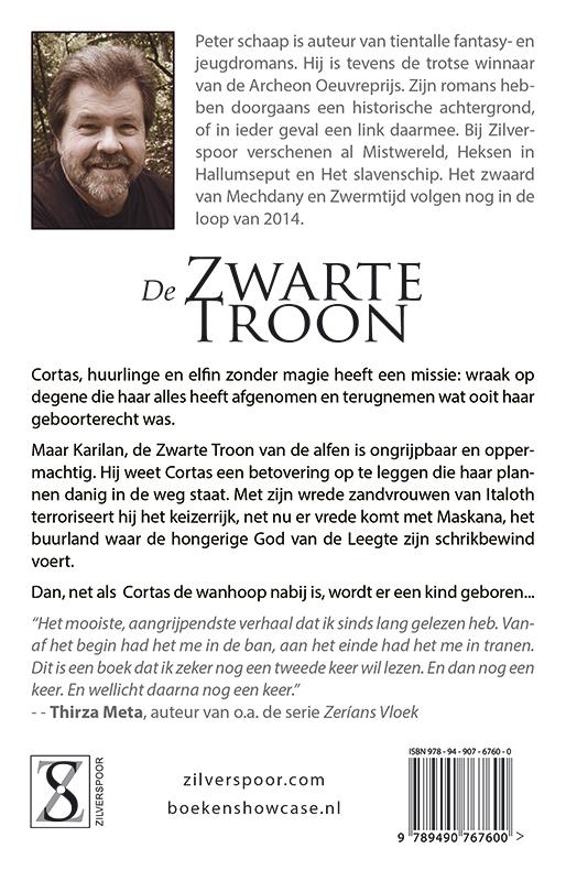 De zwarte troon achterkant
