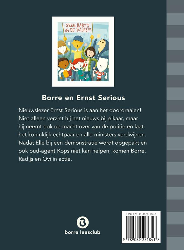 De Gestreepte Boekjes  -   Borre en Ernst Serious achterkant