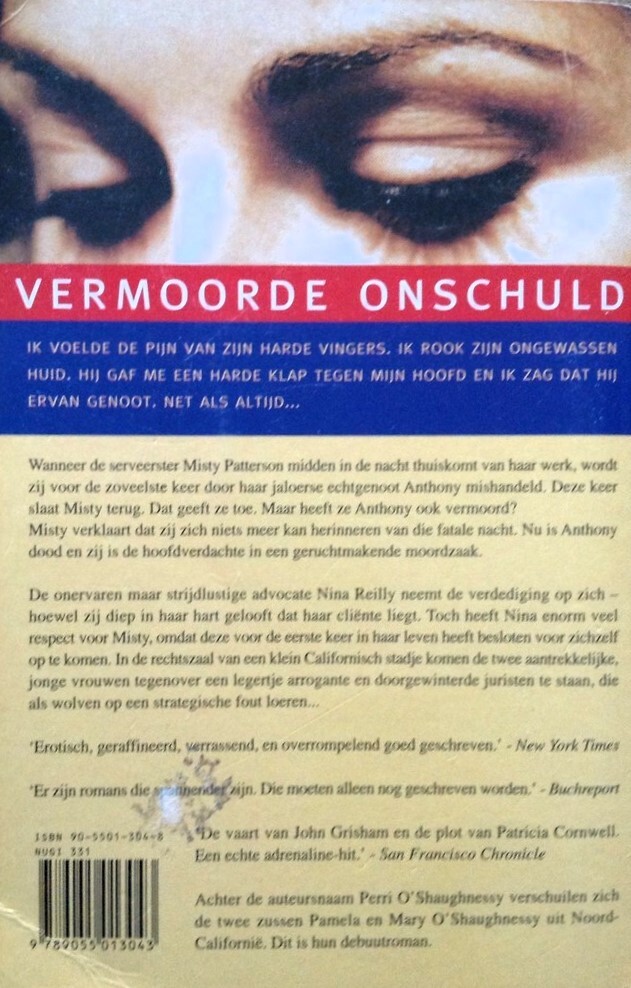 VERMOORDE ONSCHULD achterkant