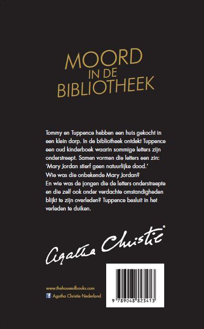 Moord in de bibliotheek / Agatha Christie achterkant