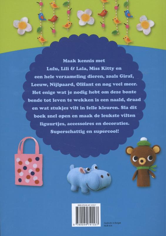 Schattige vilten figuurtjes om zelf te maken Schattige vilten figuurtjes om zelf te maken achterkant