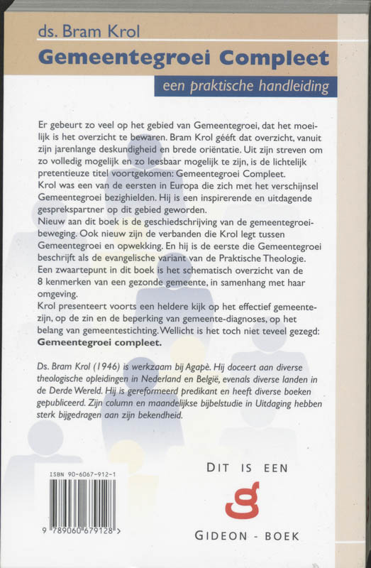 GEMEENTEGROEI COMPLEET Gemeentegroei Compleet achterkant