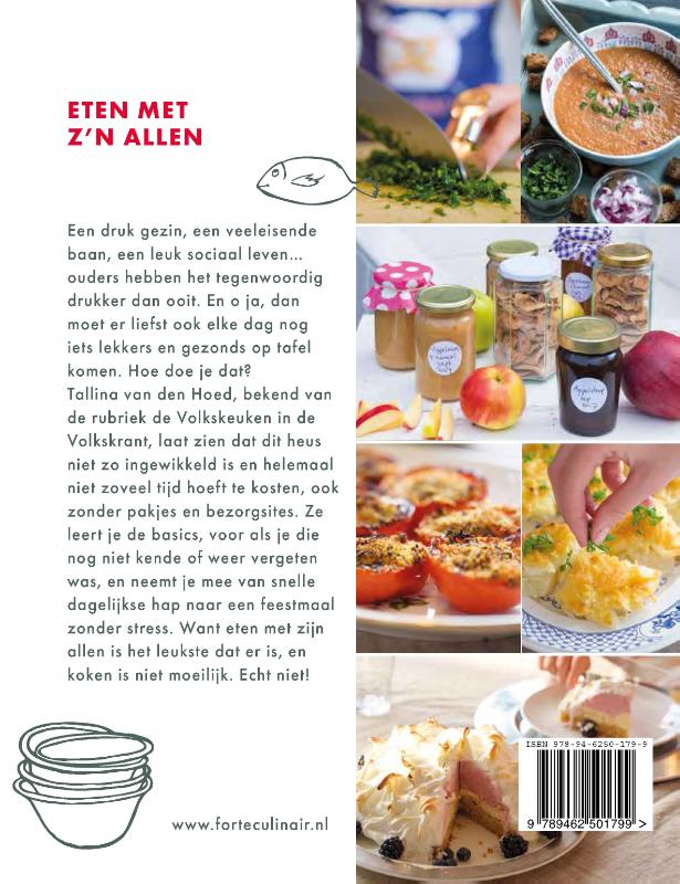 Eten met z'n allen achterkant