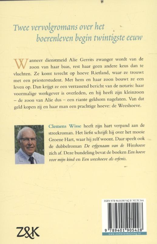 De erfgenaam van de Weeshoeve achterkant