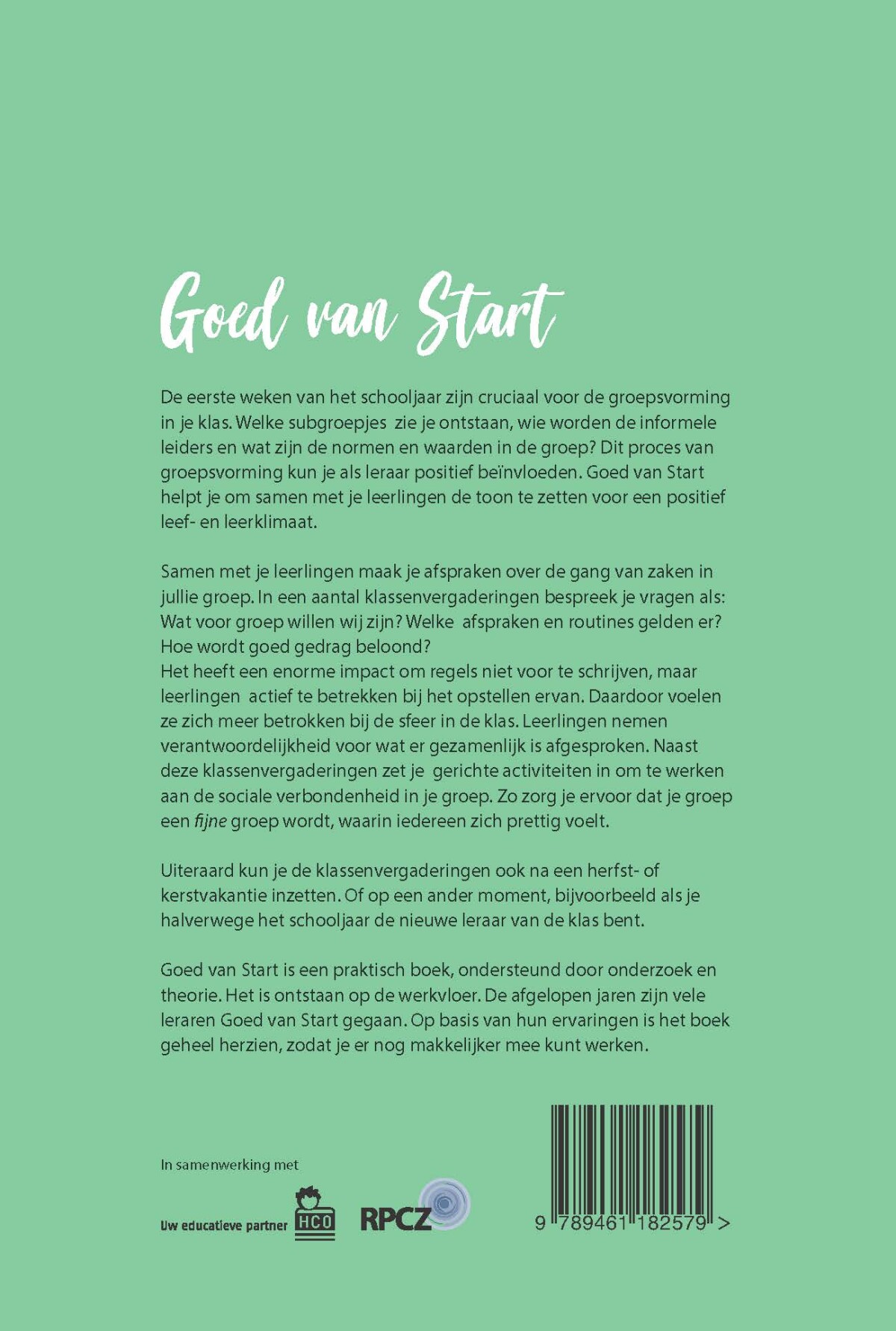 Goed van Start achterkant