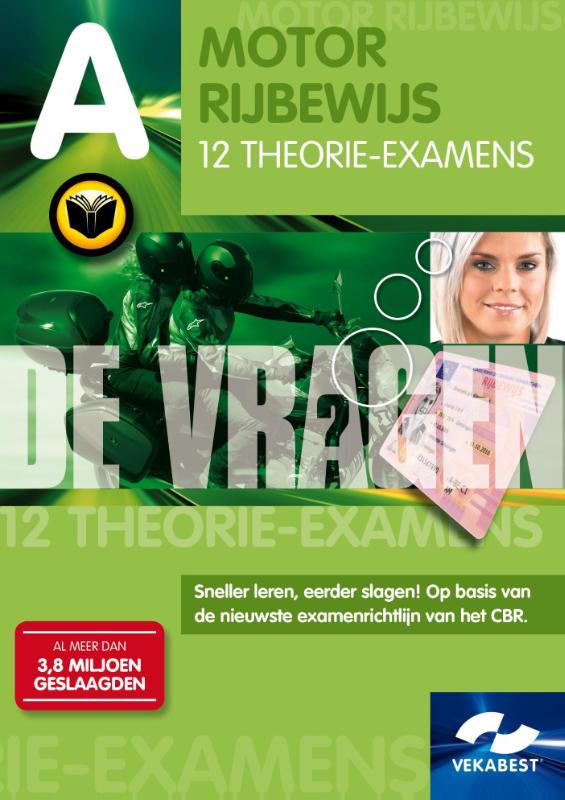 Motor rijbewijs 12 theorie-examens