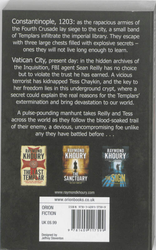 The Templar Salvation achterkant