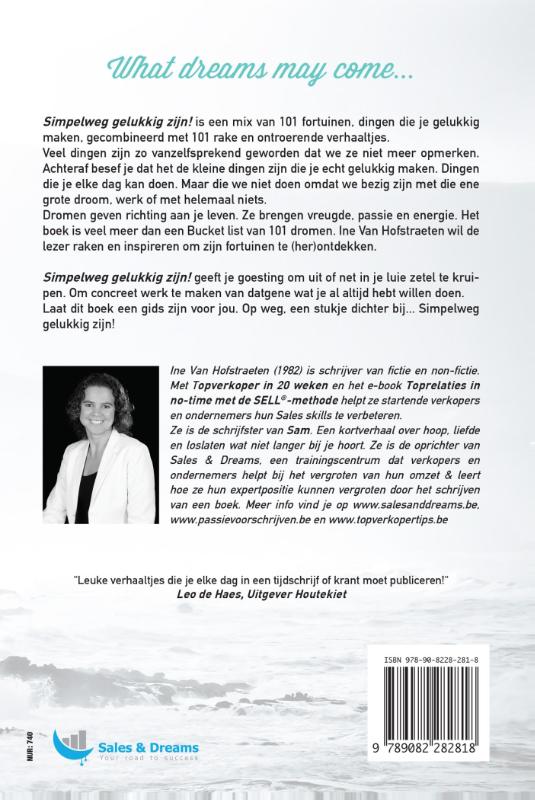 Simpelweg gelukkig zijn Simpelweg gelukkig zijn achterkant