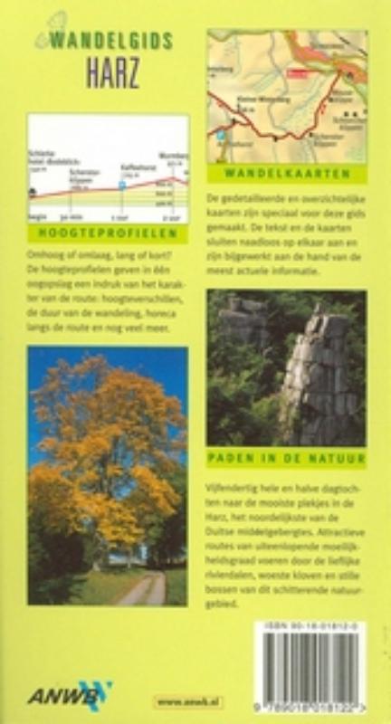 Harz / ANWB wandelgids achterkant