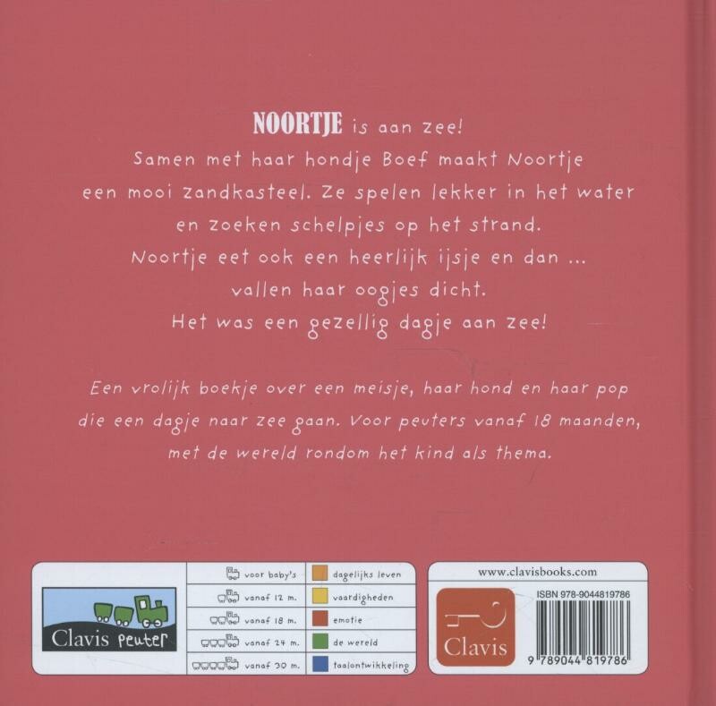 Noortje aan zee / Noortje achterkant