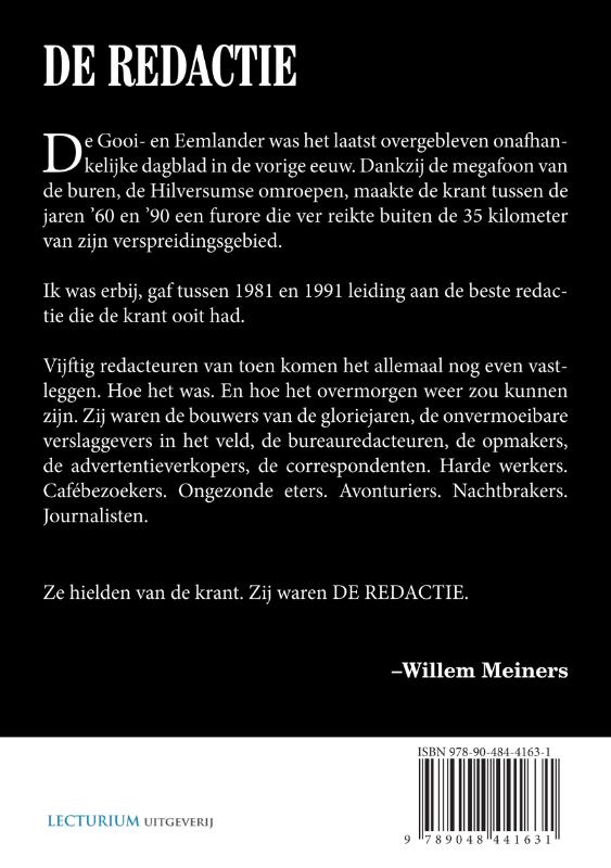 De Redactie achterkant