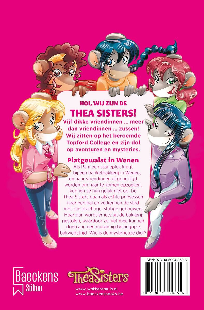 Platgewalst in Wenen / Thea Sisters / 25 achterkant