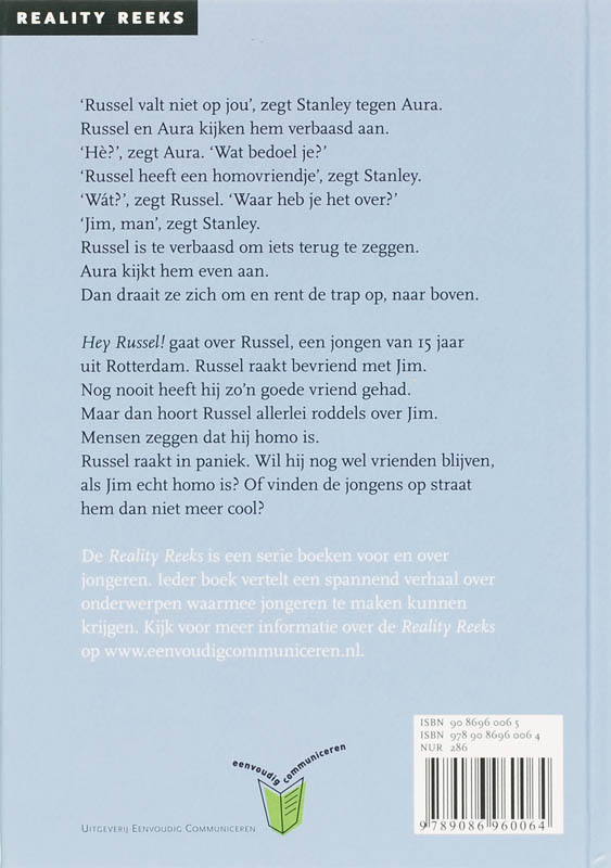Hey Russel! / Reality Reeks achterkant