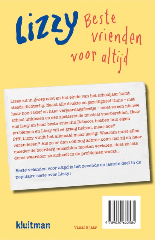 Beste vrienden voor altijd / Lizzy achterkant