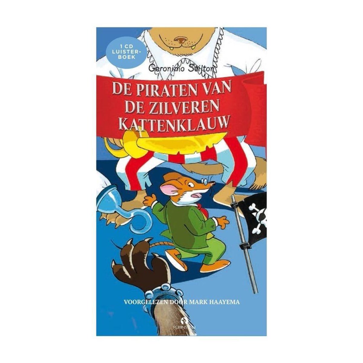 Geronimo Stilton, De Piraten Van De Zilveren Kattenklauw - 1 Cd -Luisterboek