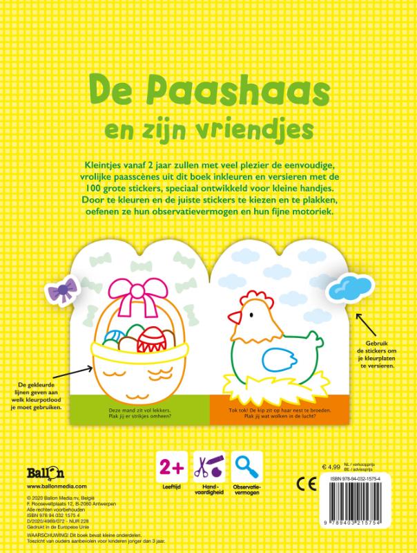 Pasen 0 - De Paashaas en zijn vriendjes achterkant