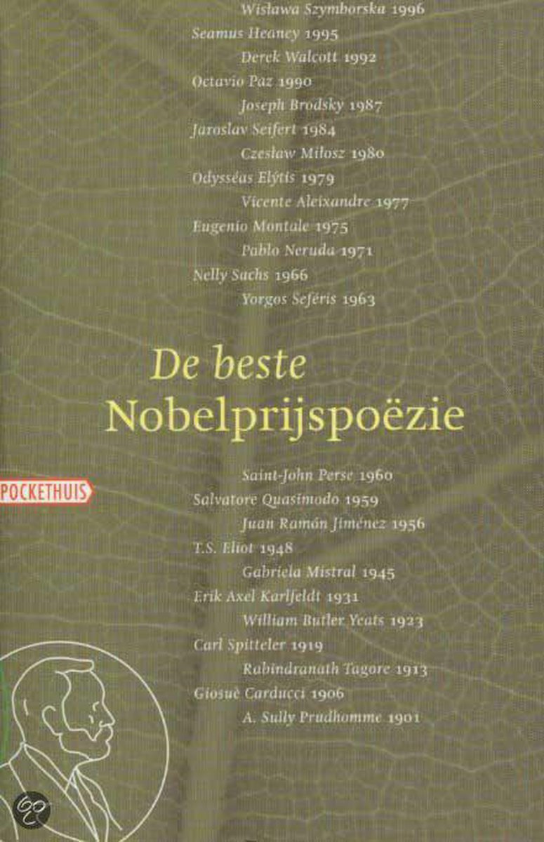 De beste Nobelprijspoezie / Pockethuis