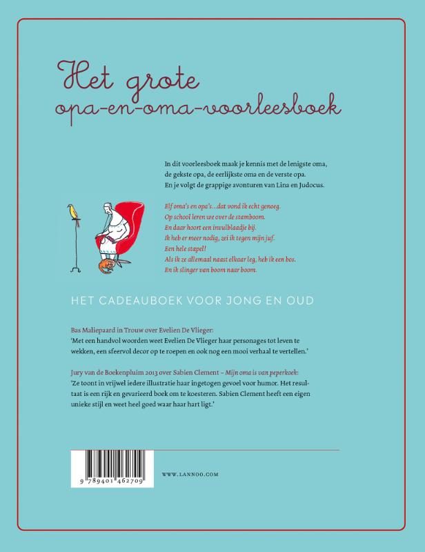 Mijn oma is van peperkoek en mijn opa ruikt naar chocola achterkant