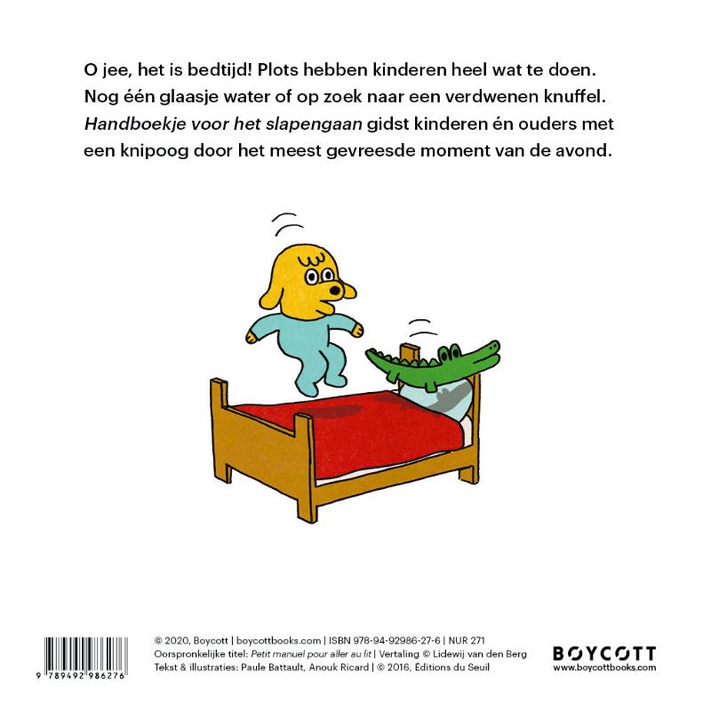 Handboekje voor het slapengaan / Klein handboek achterkant