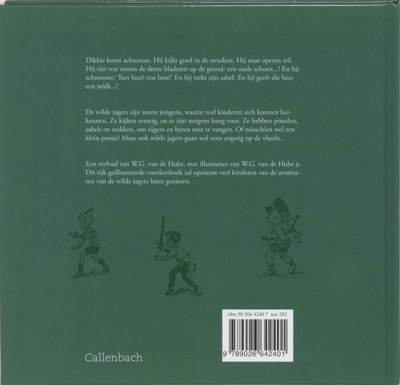 De wilde jagers De wilde jagers achterkant