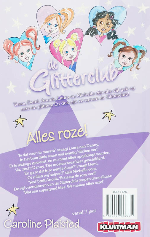 Alles is roze! / De Glitterclub achterkant