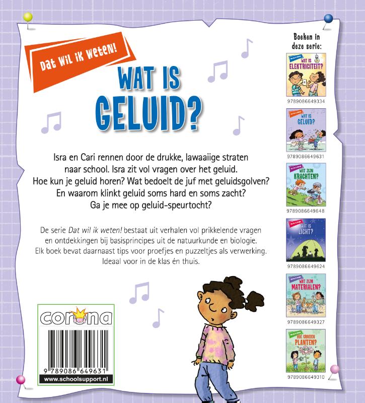 Wat is geluid? / Dat wil ik weten! achterkant