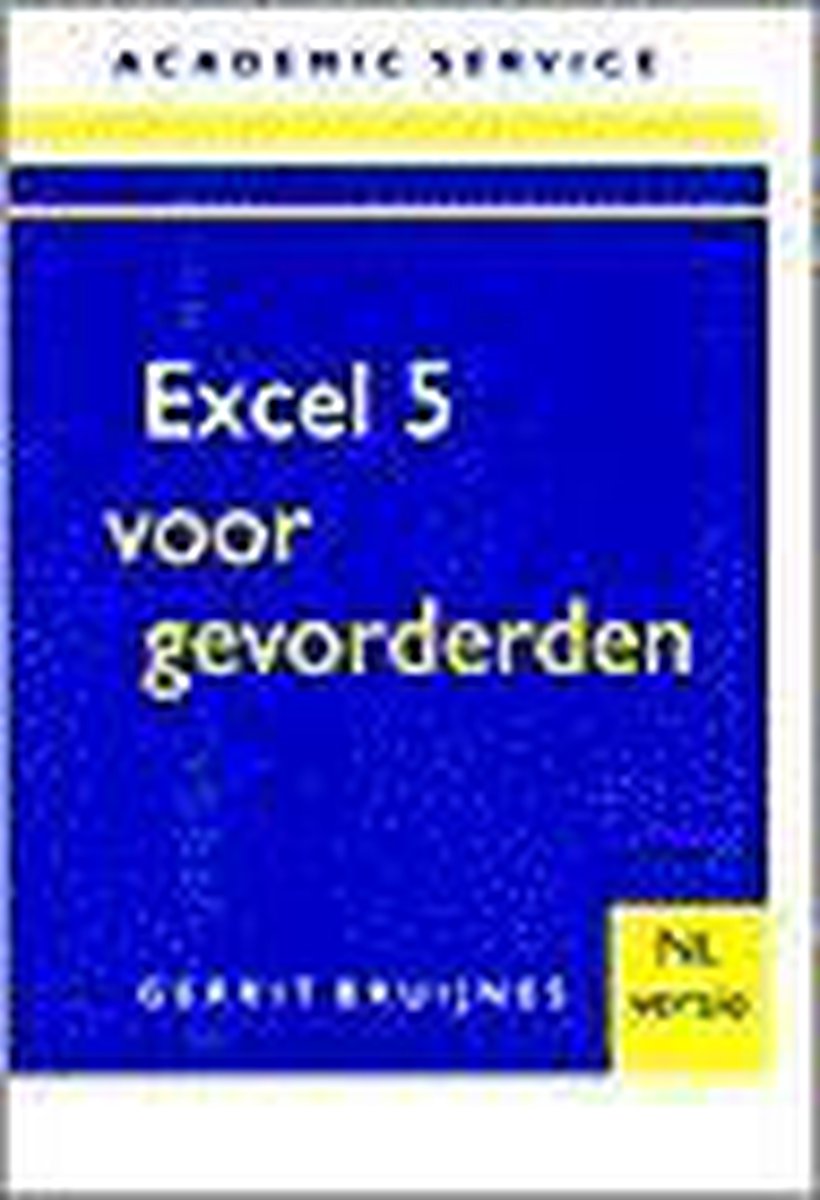 Excel 5 voor gevorderden / Voor gevorderden
