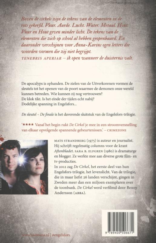 De sleutel - De finale / Engelsfors-trilogie / 3-II achterkant