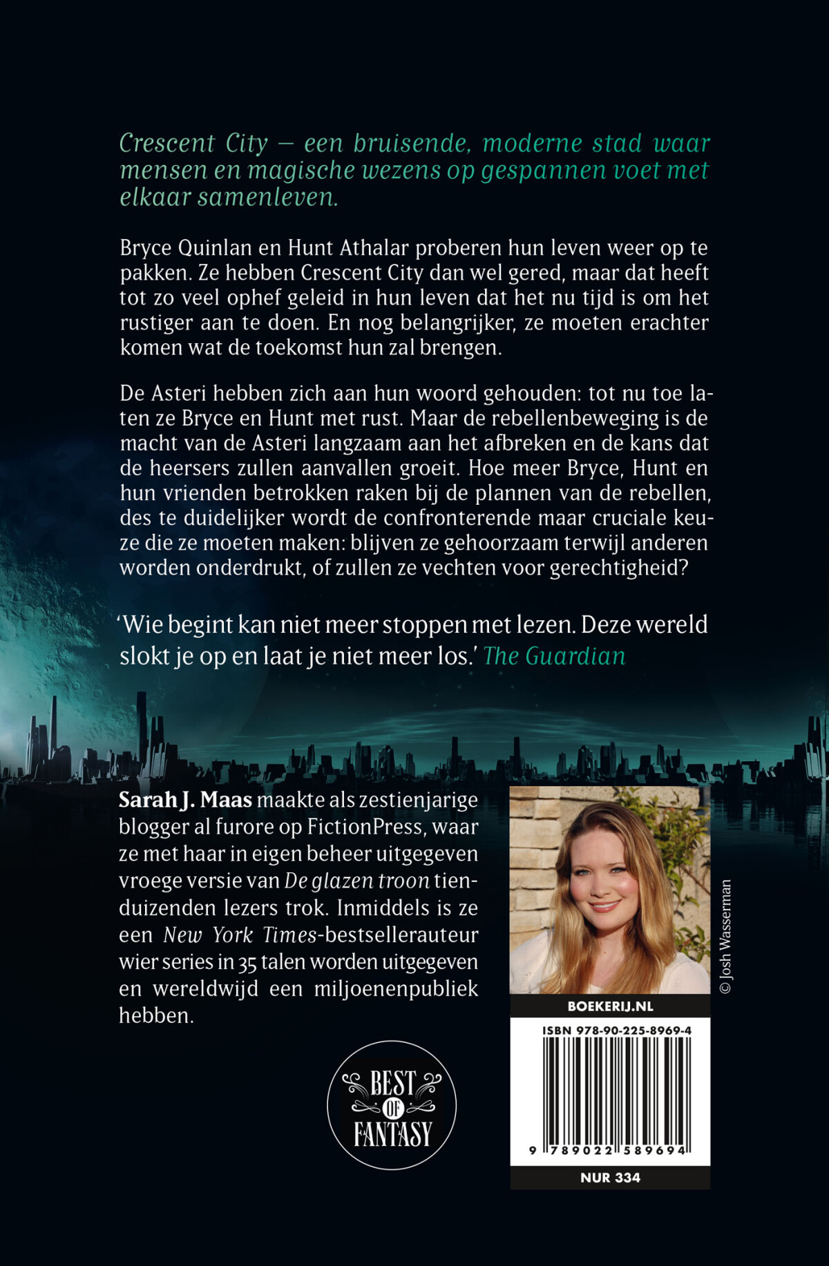 Huis van lucht & adem / Crescent City / 2 achterkant