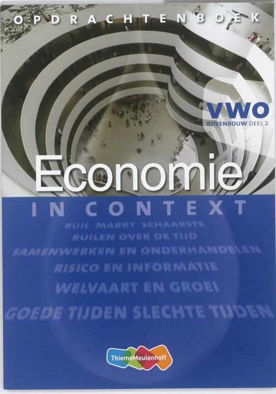 boekenbalie_9789042540569_cover Economie in Context 2 Vwo Opdrachtenboek