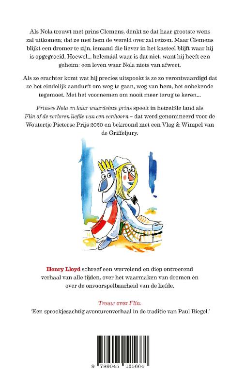 Prinses Nola en haar waardeloze prins / Juniper / 2 achterkant