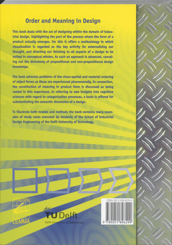 Order and meaning in design achterkant