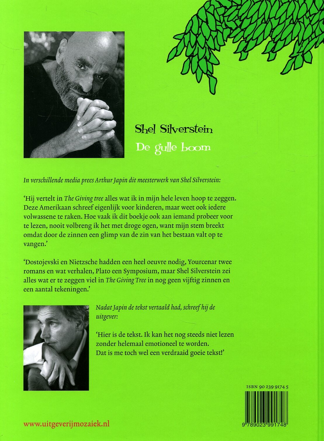 De gulle boom De gulle boom achterkant