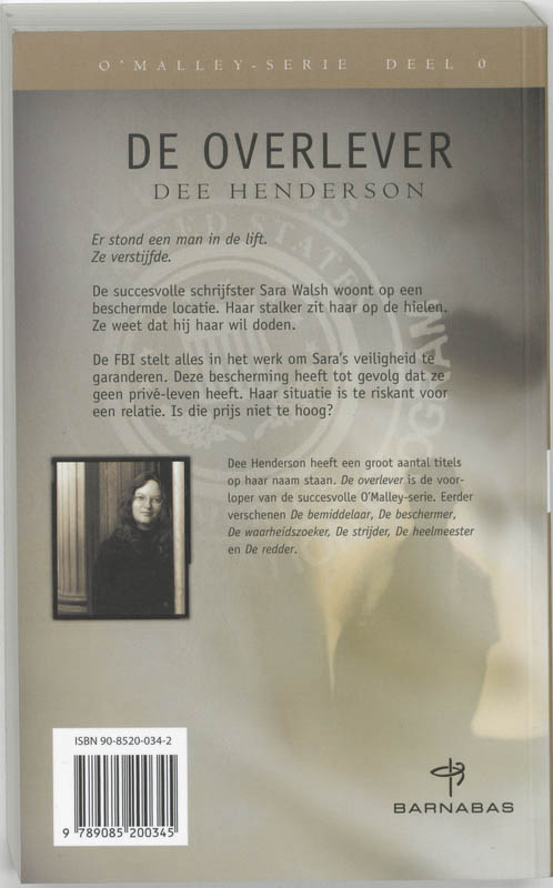 De overlever / O'Malley-serie / 0 De overlever / O'Malley-serie / 0 achterkant